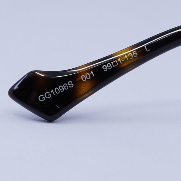 Gucci GG1096S 001 Shield Sunglasses - Silver/Grey - Picture 10 of 12